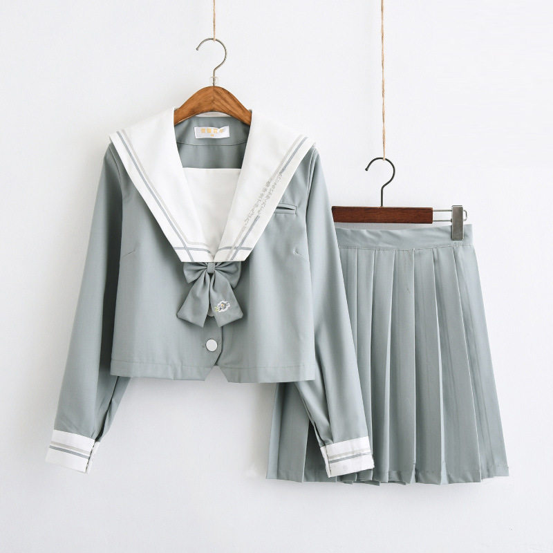 日系变装正统jk制服裙软妹水手服日本校服班服学院风伪娘cos套装