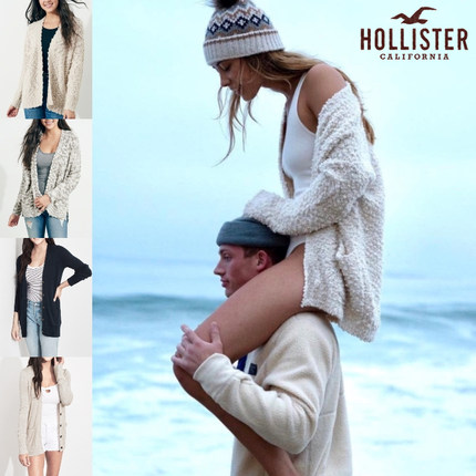 美国Hollister海鸥夏慵懒风针织开衫外套女毛衣防晒外衫外搭披肩
