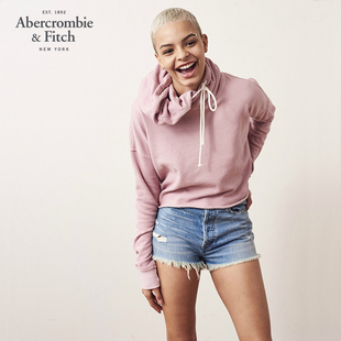 现货孤品清仓 学生 美国AF小鹿套头连帽卫衣女加绒宽松百搭薄款