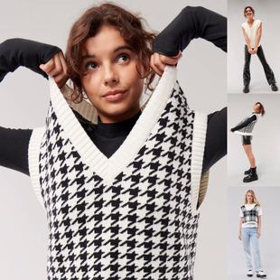 Hollister新款海鸥西装背心女毛衣针织衫小马甲显瘦宽松百搭外穿