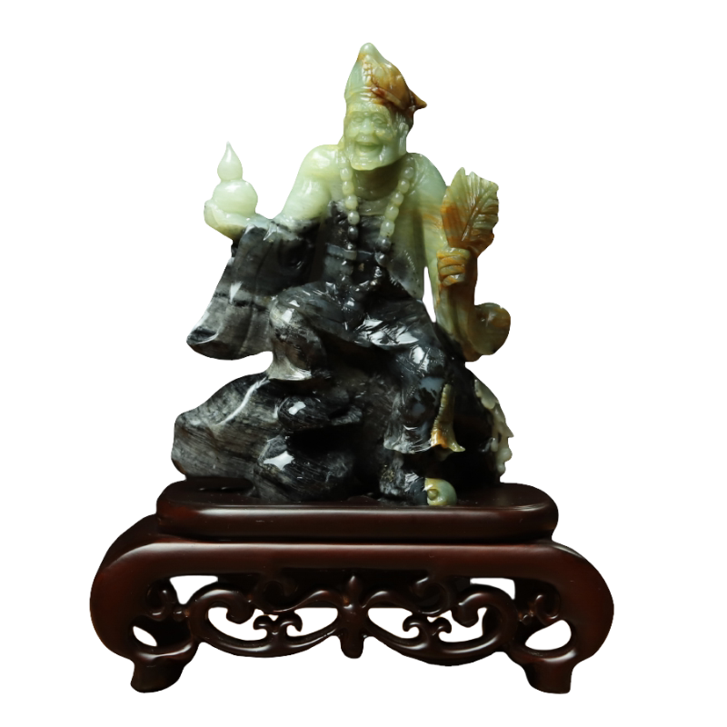 四大名玉精雕风水摆件招财纳福