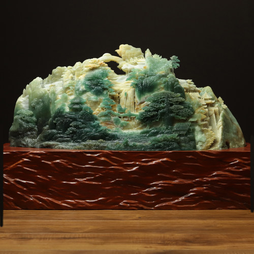 天猫老店手工雕刻高端礼品摆件