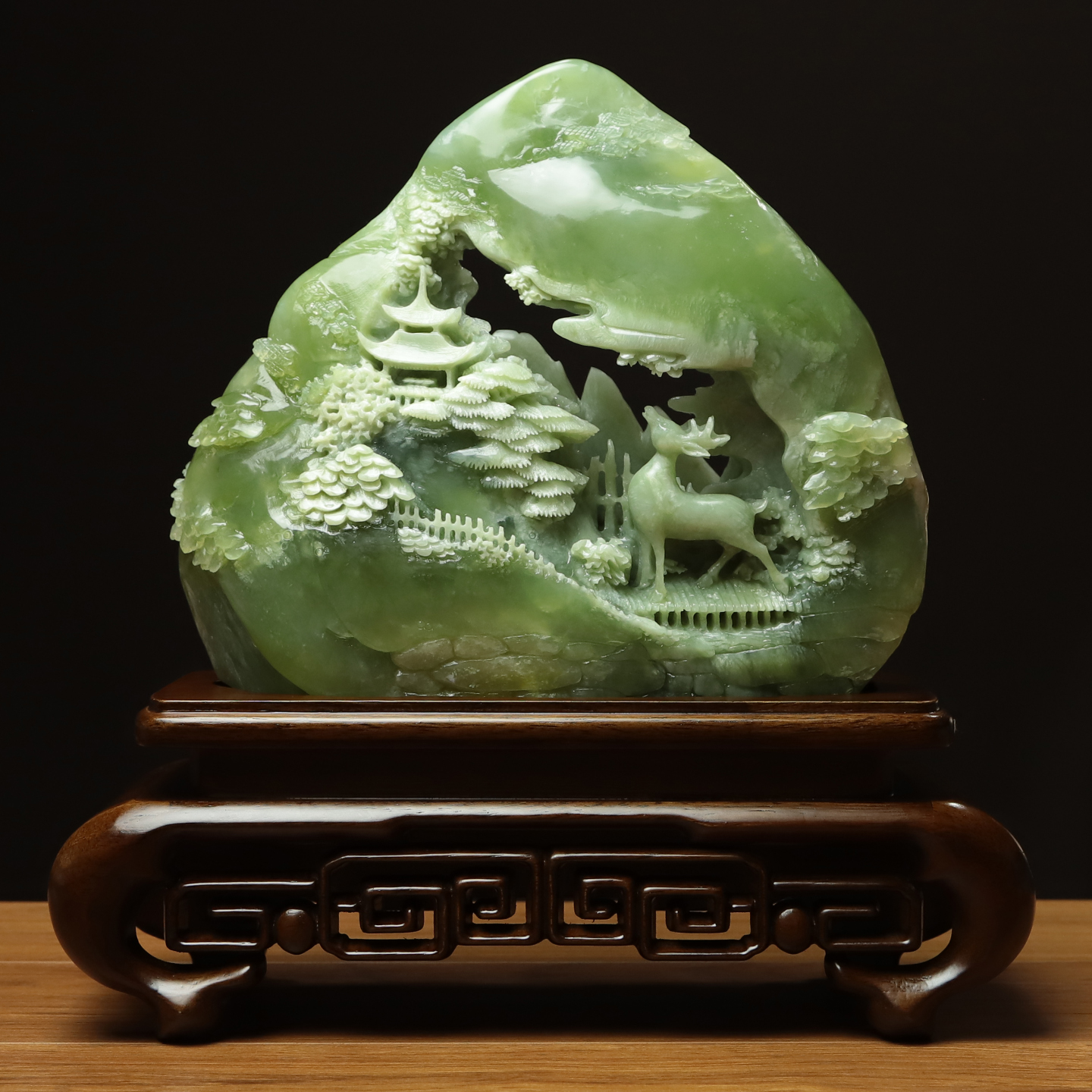 天猫老店手工雕刻高端礼品摆件