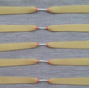 扁皮射鱼皮筋弹弓暴力耐用镖鱼高初速高回弹射鱼器短拉竞技皮筋组