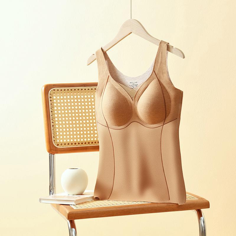 圆领打底火山岩保暖背心