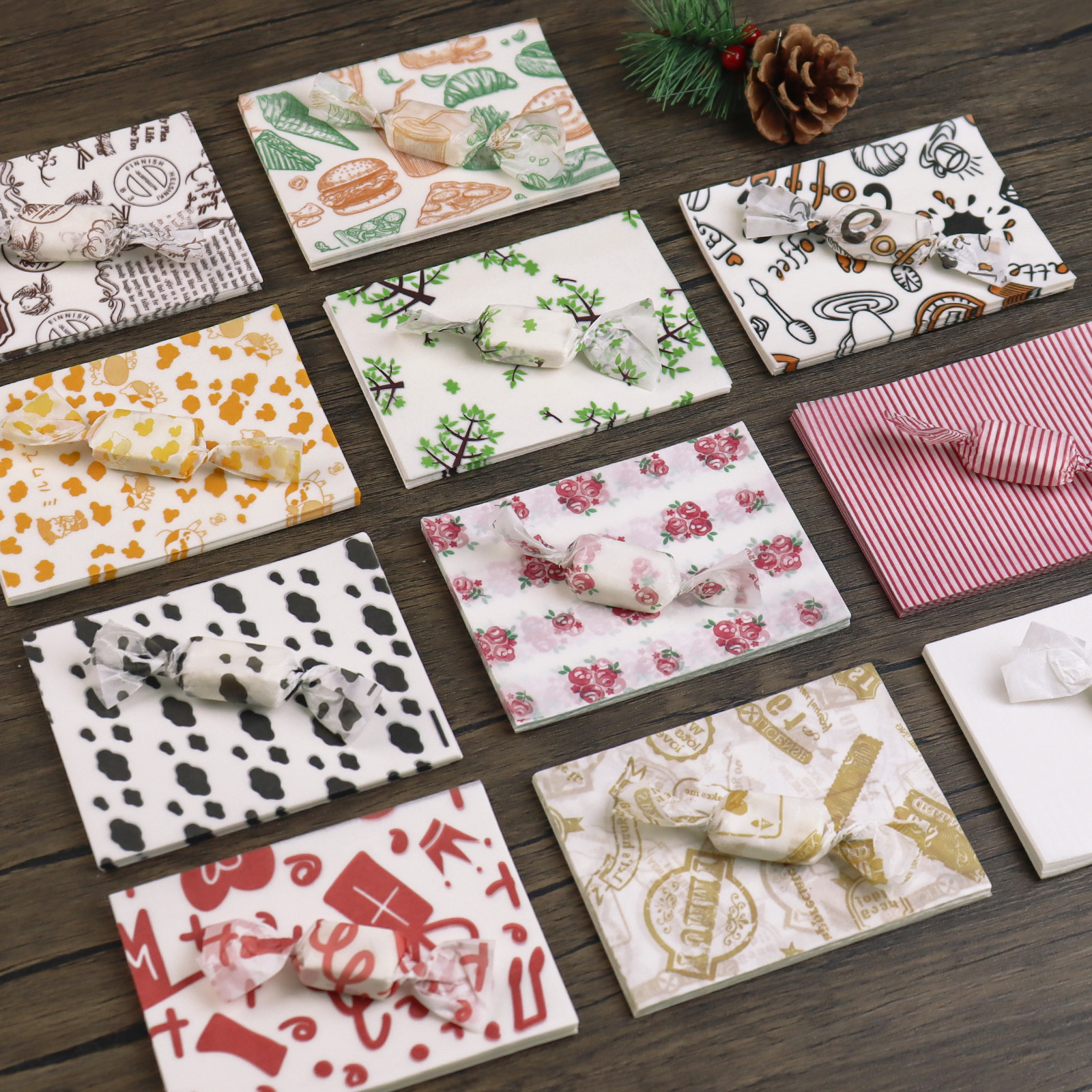 烘焙点心包装油纸糖纸面包垫50张