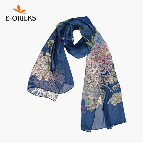 中国风夏季薄款长丝巾