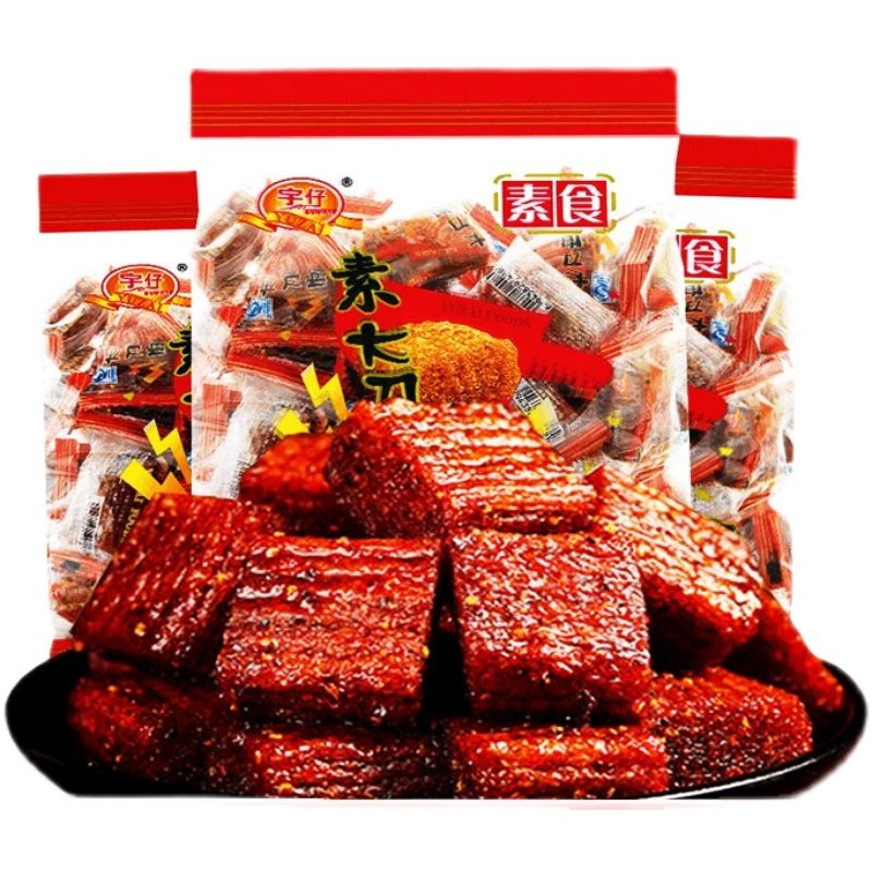 宇仔大刀肉辣条素麻辣8090后怀旧零食重庆回忆儿时休闲食品新包装