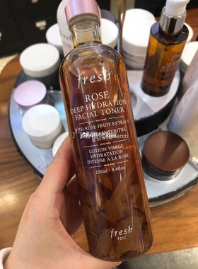 Fresh馥蕾诗玫瑰花瓣金盏花爽肤水舒缓肌肤250ml孕妇可用国内代购