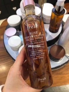 Fresh馥蕾诗玫瑰花瓣金盏花爽肤水舒缓肌肤250ml孕妇可用国内代购