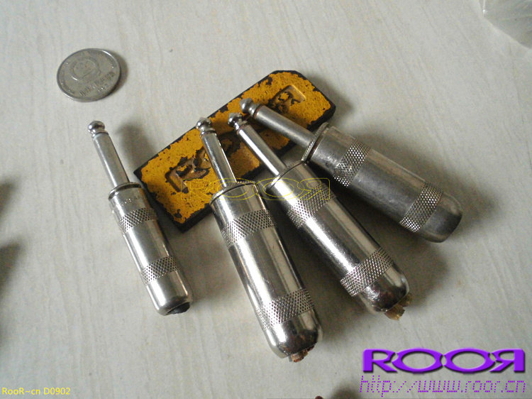 进口 优质 6.5 6.35插头 端子 音频接头 diy 精品 大线径 11.5mm