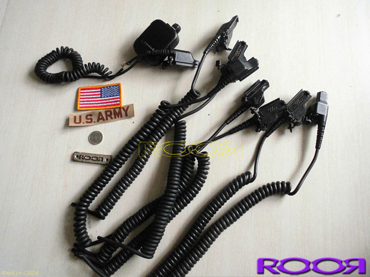 原装Motorola 摩托罗拉 XTS 对讲机配件 手咪线 【剪线改造使用】