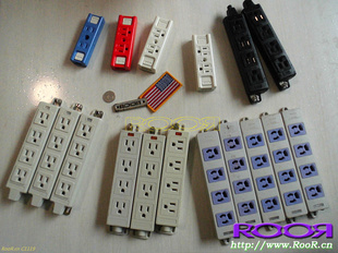 原装 日本插座 2插2位国标 3插美标 接线板 插板 Diy 怀旧使用