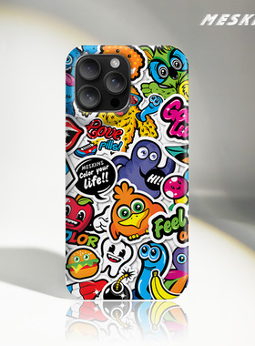 MESKINS贴纸适用苹果17promax手机壳16Plus磁吸16超薄半包PC硬壳外壳防摔全包男六半包壳磨砂15pro轻薄定制14