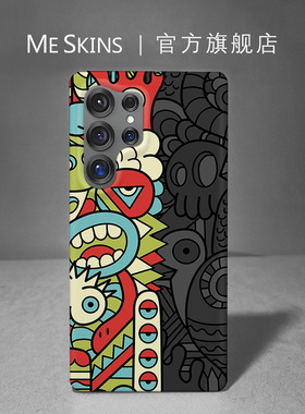 MESKINS环保适用三星s25ultra手机壳新款肤感全彩防摔保护套S24ultra抽象艺术撞色壳超薄简约高级S23/22全包