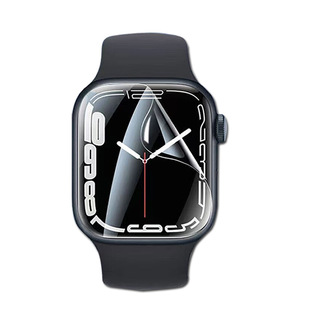 适用苹果手表Watch Series Ultra S10 S11曲面S6柔性S7全屏S8高清S9水凝膜41/42/44/45/46/49mm保护软贴膜