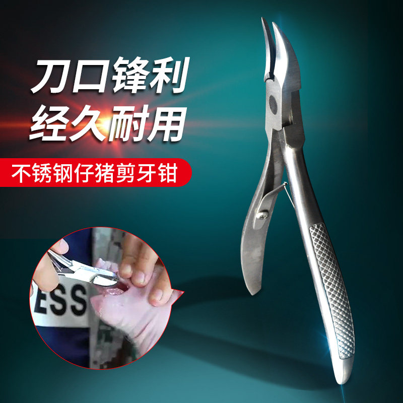 兽用剪牙钳仔猪断齿剪牙器兔猪用断尾钳猪兔子剪齿钳养殖设备