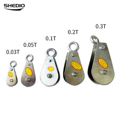 Ròng rọc nâng 0,03T/0,05T/0,1 tấn ròng rọc nhỏ/bánh xe treo tiết kiệm nhân công bằng tay nâng vòng ròng rọc pa lăng cáp điện ba lăng xích 2 tấn