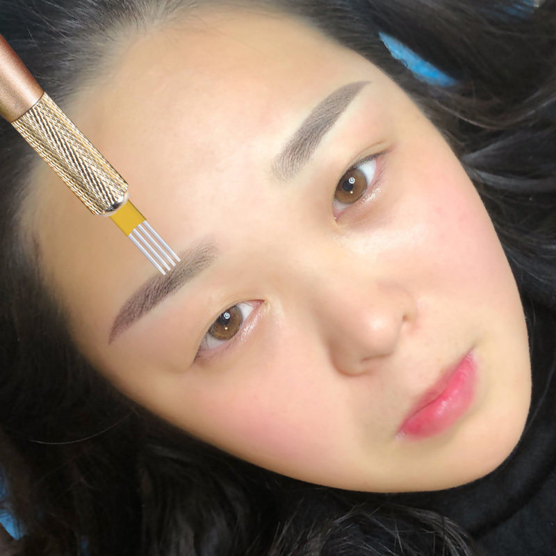 神奇四侠打雾针 纹绣手工针片 水雾眉针轻氧眉烟霏眉零结痂雾眉针