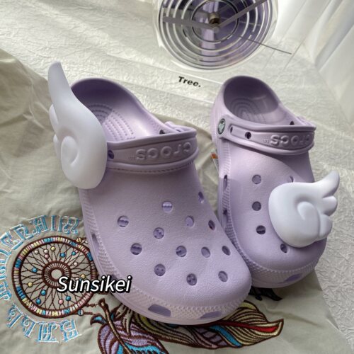 洞洞鞋卡洛驰crocs鞋花鞋扣