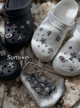 洞洞鞋crocs鞋花鞋扣鞋面装饰diy