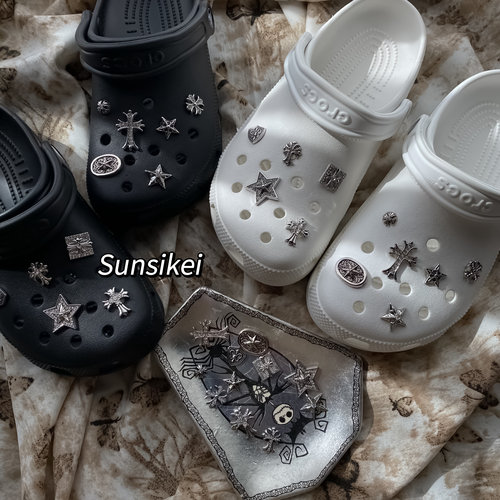 洞洞鞋crocs鞋花鞋扣鞋面装饰diy