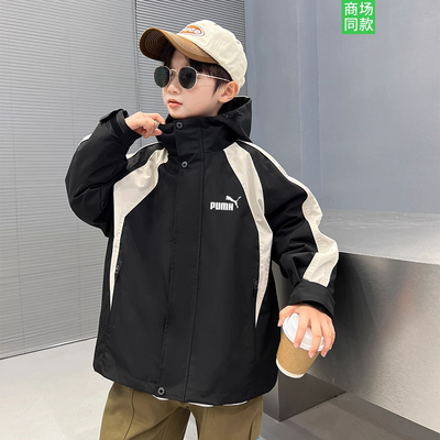 官网奥莱男童三合一冲锋衣