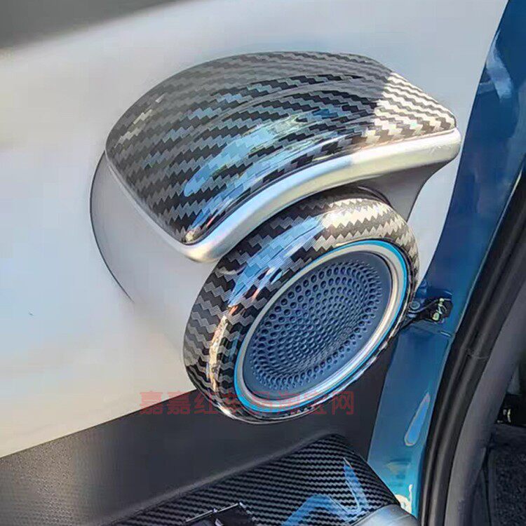 适用比亚迪元PLUS车门高音喇叭圈 ATTO3音响圈内门把手喇叭罩贴片