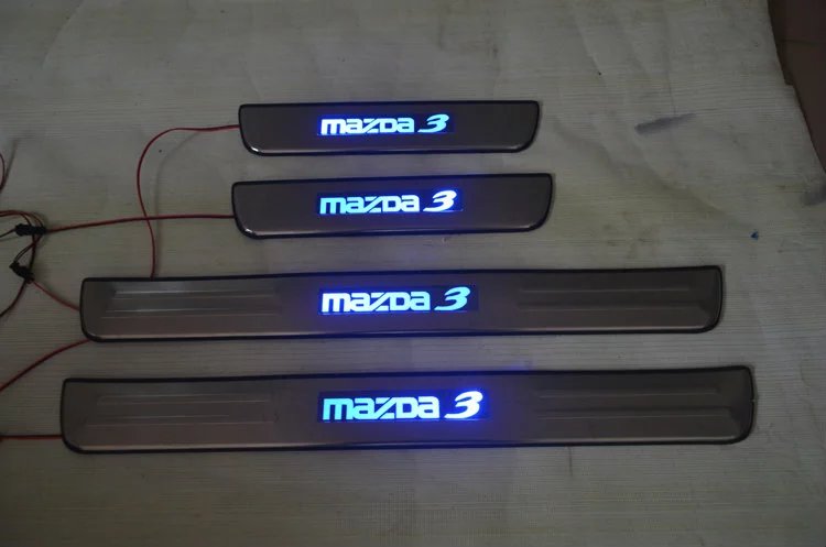 适用于经典 老款马自达3 马自达6带灯门槛条迎宾踏板 老m3 m6 led
