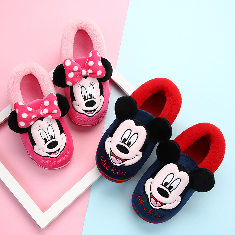 断码清仓儿童棉拖鞋女孩室内防滑男女童中大童家居小孩居家鞋冬季