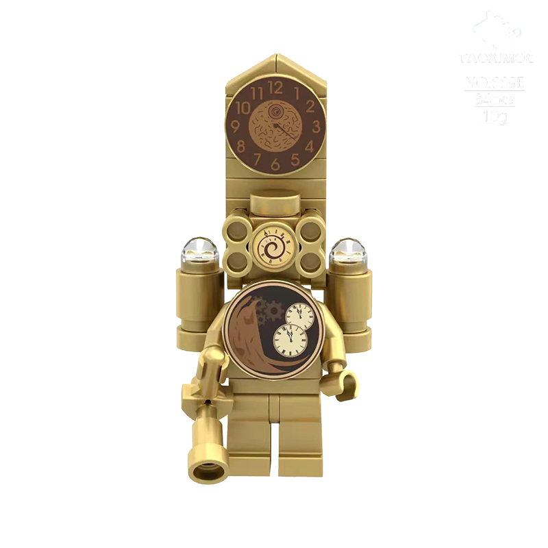 马桶人和监控人积木vs泰坦电视人泰坦三巨头新款礼物2024爆款男孩