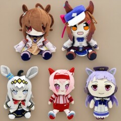 跨境新款Pretty Derby Tokai Teio Chibi Plush赛马娘毛绒玩具