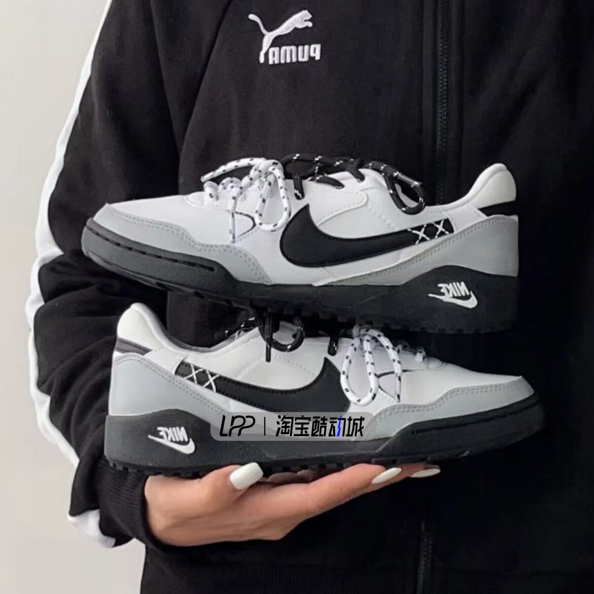 LPP定 制球鞋 Nike Terra Manta 素星 情侣款校园百搭 低帮休闲鞋