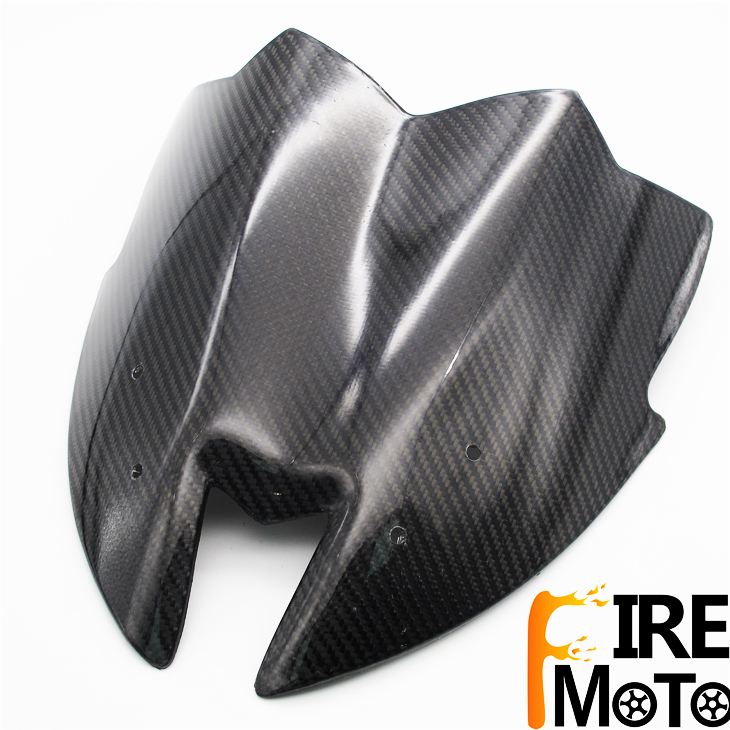 适用于Z800 ZR800 13-16改装 真碳纤维 风挡 前挡风 挡风玻璃