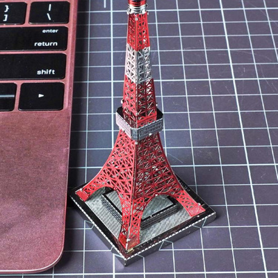 爱拼全金属不锈钢DIY拼装模型3D