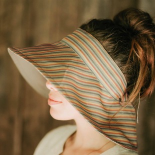 国现｜成人亲子渔夫帽空顶帽棉麻双面澳洲Bedhead防晒帽UPF50+