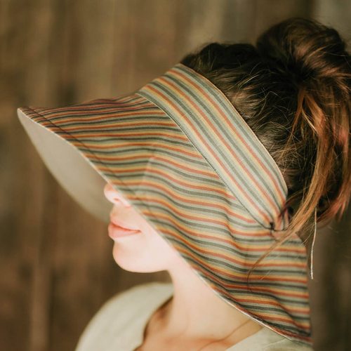 国现｜成人亲子渔夫帽空顶帽棉麻双面澳洲Bedhead防晒帽UPF50+