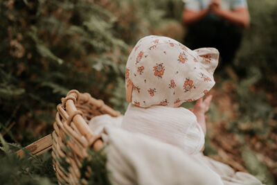 国现棉麻防晒帽BEDHEAD花边田园