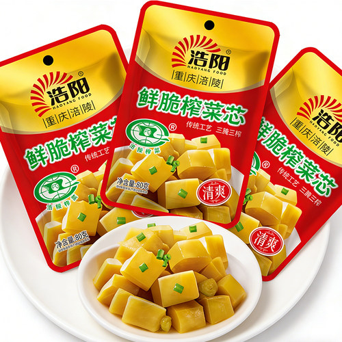涪陵榨菜芯爽脆榨菜丝80g