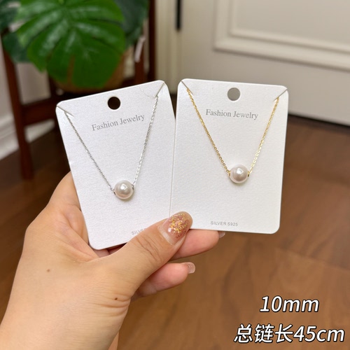 原创s925银项链路路通爱迪生小众设计感锁骨链轻奢高级感颈链8812