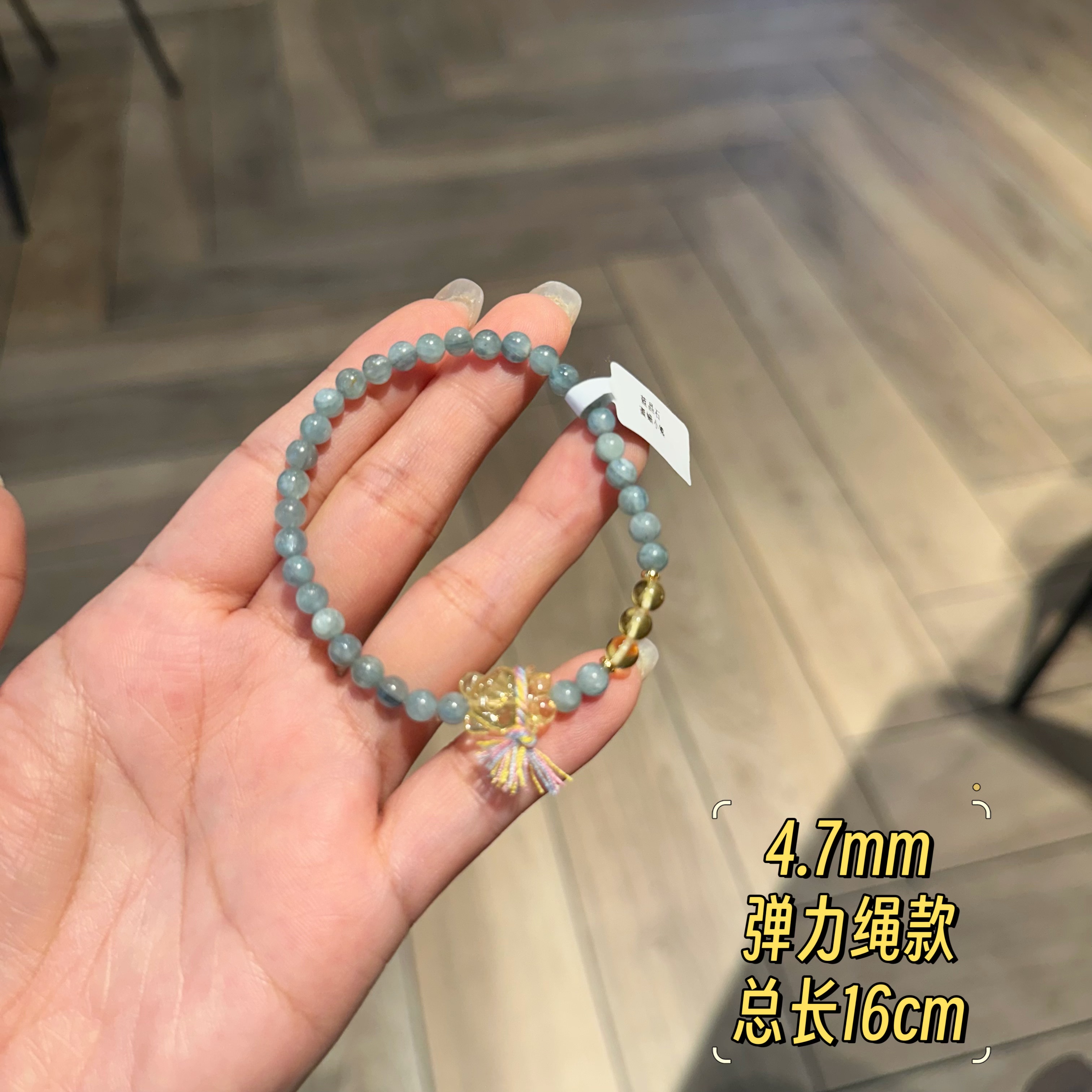 蜜蜡小熊手饰可爱手链轻奢小众设计感高级感气质百搭手串5278