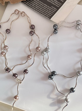 欧比雅比精致个性项链时尚小众设计高级感轻奢气质锁骨链25842