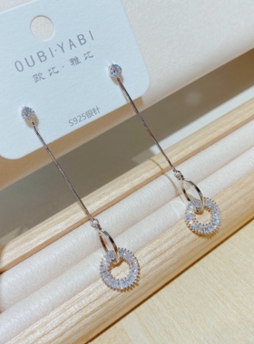 欧比雅比新款甜美网红时尚气质个性夸张日韩圆环款耳环3970