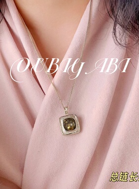 欧比雅比新款时尚高级感气质精致淑女甜美个性复古百搭项链25862