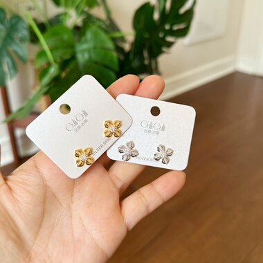 古丽古丽时尚高级感气质精致淑女甜美个性复古百搭耳饰耳钉12879