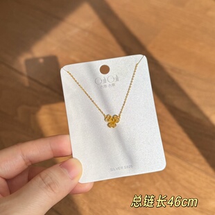 古丽古丽新款时尚高级感气质精致淑女甜美个性复古百搭项链08763