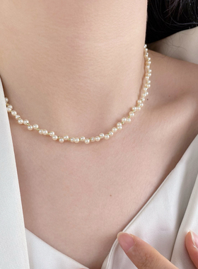 欧比雅比精致个性项链时尚小众设计高级感轻奢气质锁骨链24871