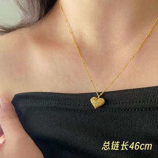 古丽古丽新款时尚高级感气质精致925银甜美个性复古百搭项链08466