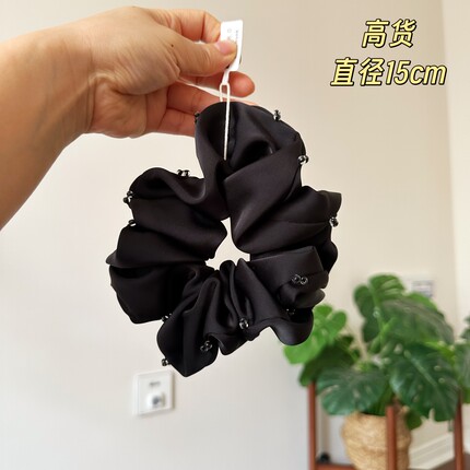 新款高级感气质精致淑女甜美个性复古百搭发饰发圈大肠圈1588