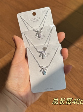 古丽古丽新款时尚高级感气质精致925银甜美个性复古百搭项链08389